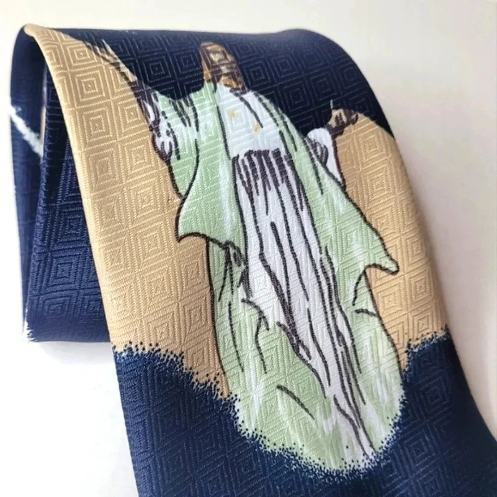 A. ROGER'S Men's Religious Necktie - Picture 3 of 9